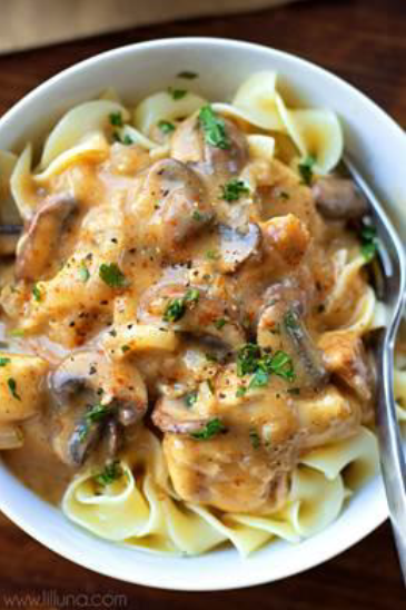 Read more about the article Chicken Stroganoff