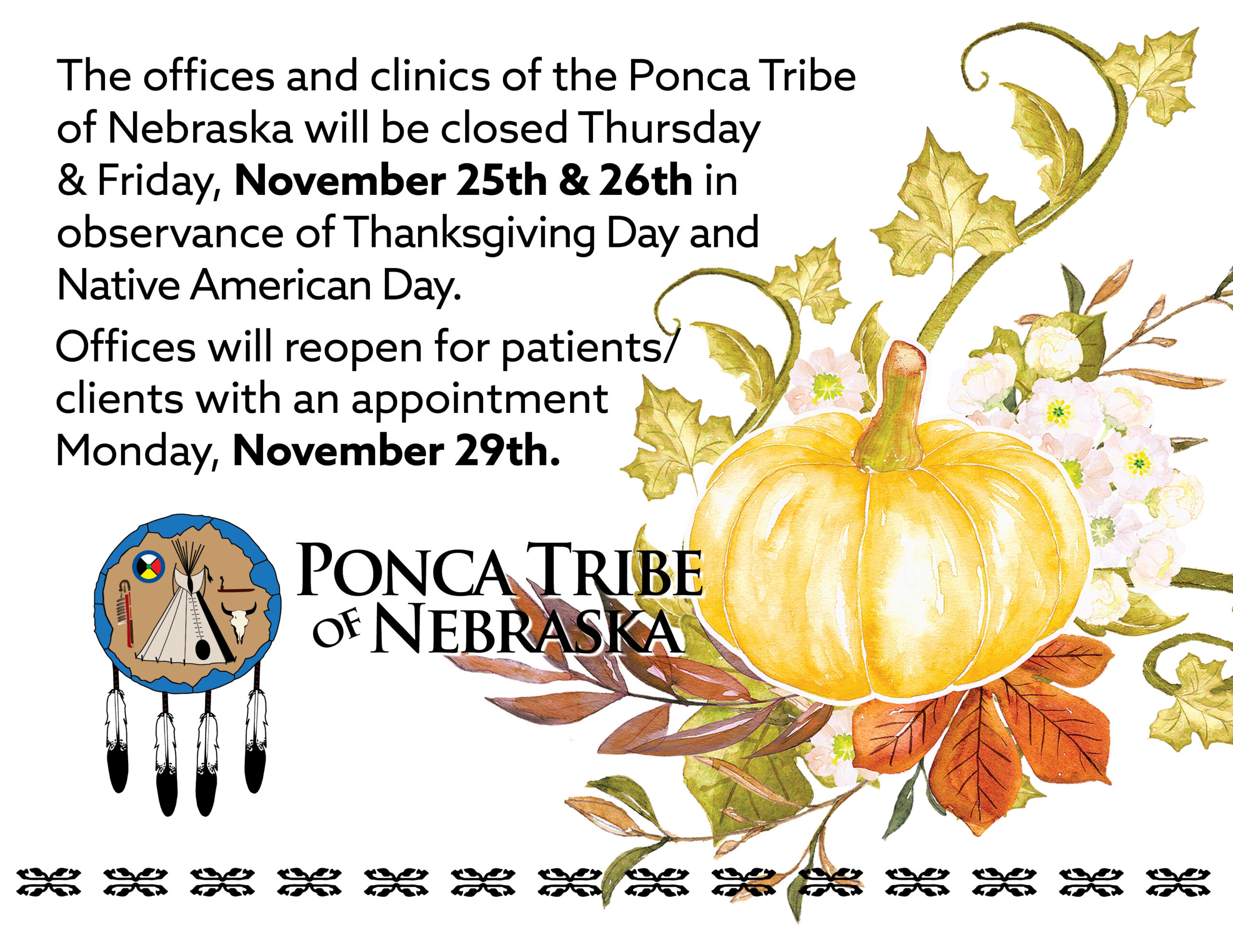 You are currently viewing Offices Closed November 25 & 26